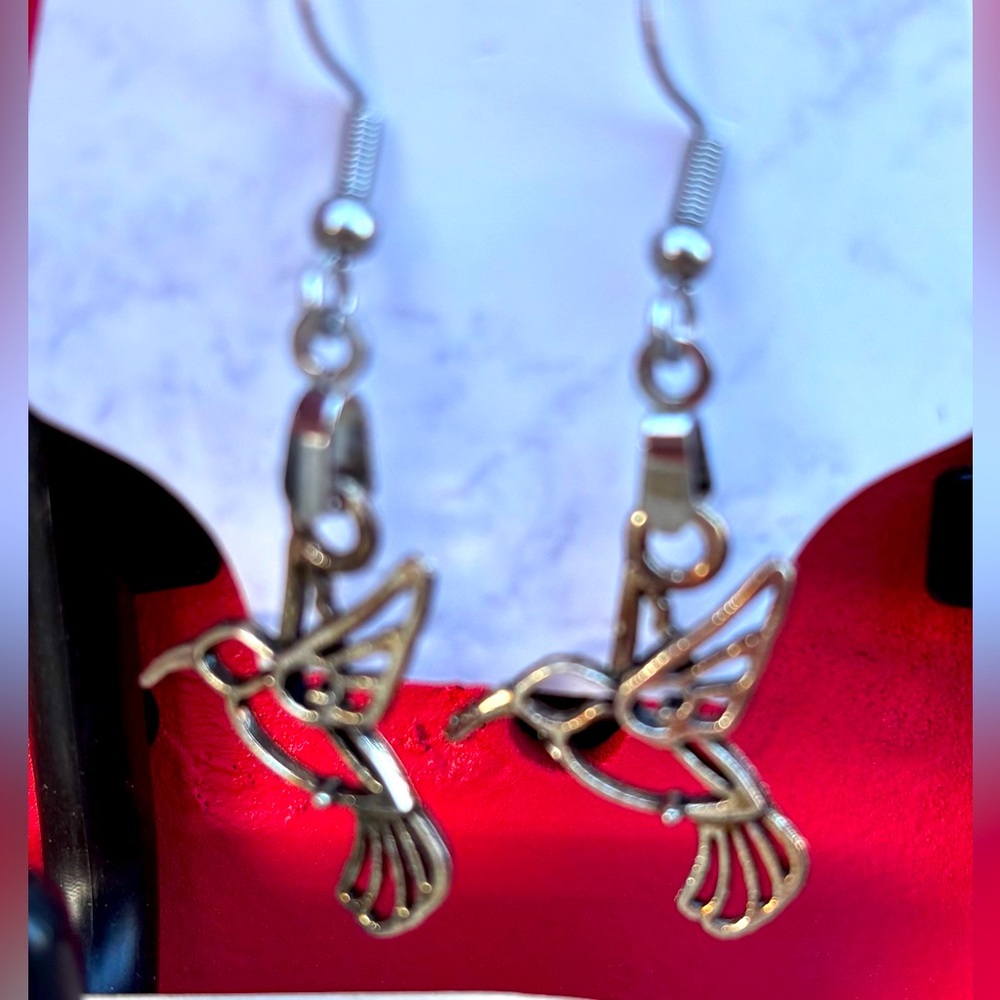 Hummingbird earrings